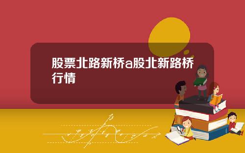 股票北路新桥a股北新路桥行情