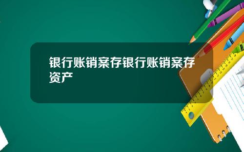 银行账销案存银行账销案存资产