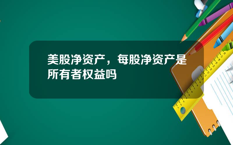 美股净资产，每股净资产是所有者权益吗