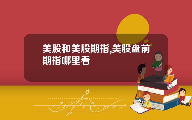 美股和美股期指,美股盘前期指哪里看