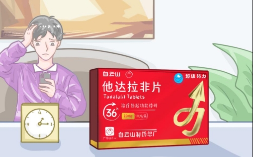 白云山(超级码力)他达拉非片能延时多久?
